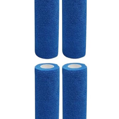 Cohesive Self-Adhesive Bandage Wrap, Blue, 15 CM