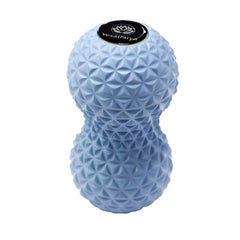 Peanut Massage Ball with Raised Tentacle Nodes for Physiotherapy, Sky Blu