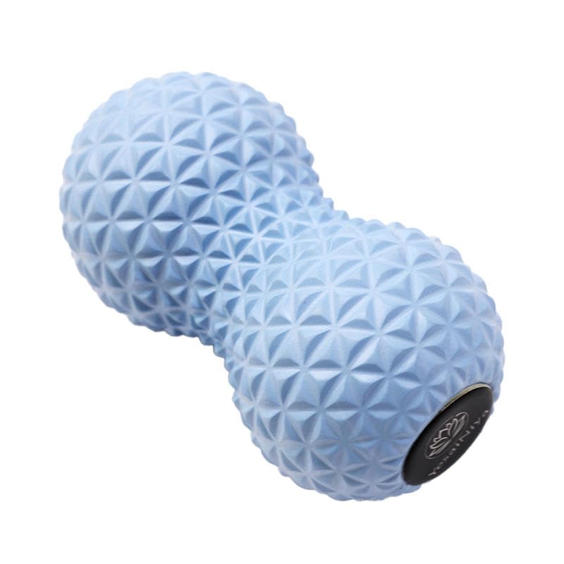 Peanut Massage Ball with Raised Tentacle Nodes for Physiotherapy, Sky Blu