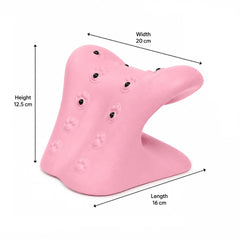 Cervical Neck Stretcher for Neck Pain Relief, Pink