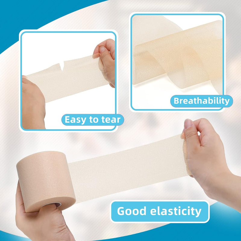 Underwrap Pre Wrap Foam for Use Under Rigid Tape, Beige, 6 cm