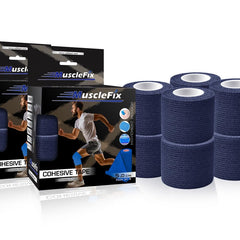 Cohesive Self-Adhesive Bandage Wrap, Navy Blue, 5Cm*4.5MTR