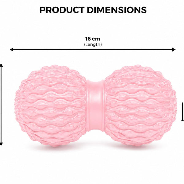 Peanut Massage Ball for Physiotherapy, Pink