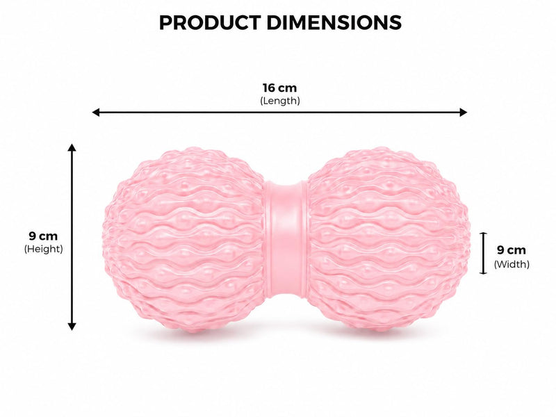 Peanut Massage Ball for Physiotherapy, Pink