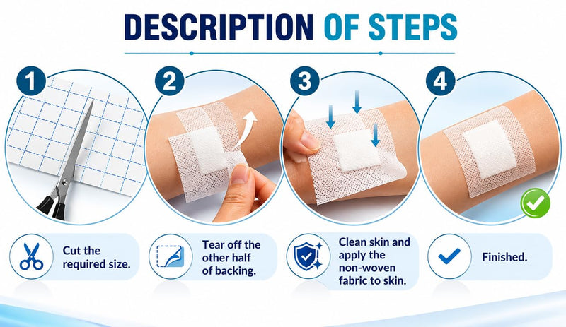 Fixoplast Underwrap Adhesive Tape Roll, White_L, 10Cm*5MTR