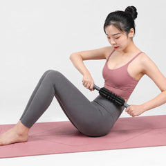 5-in-1 Deep Tissue Muscle Massage Roller Stick, Black/Grey