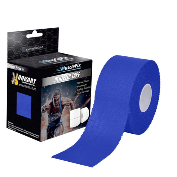 Athletic Tape for Ankle, Wrist & Joint, Blue, 5 cm * 13.7 m
