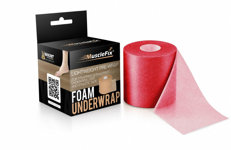 Underwrap Pre Wrap Foam for Use Under Rigid Tape, Pink, 6Cm*20MTR