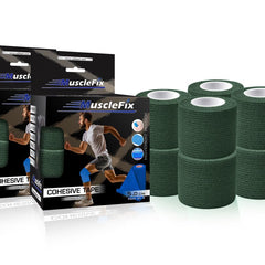Cohesive Self-Adhesive Bandage Wrap, F Green, 5Cm*4.5MTR