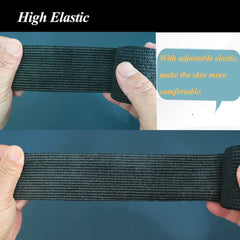 Cohesive Self-Adhesive Bandage Wrap, Black, 10 cm Pack of 12
