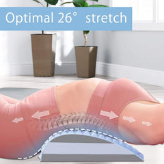 Cervical Neck Stretcher Pillow, Grey
