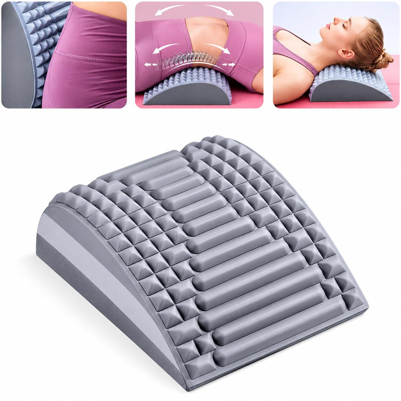 Cervical Neck Stretcher Pillow, Grey
