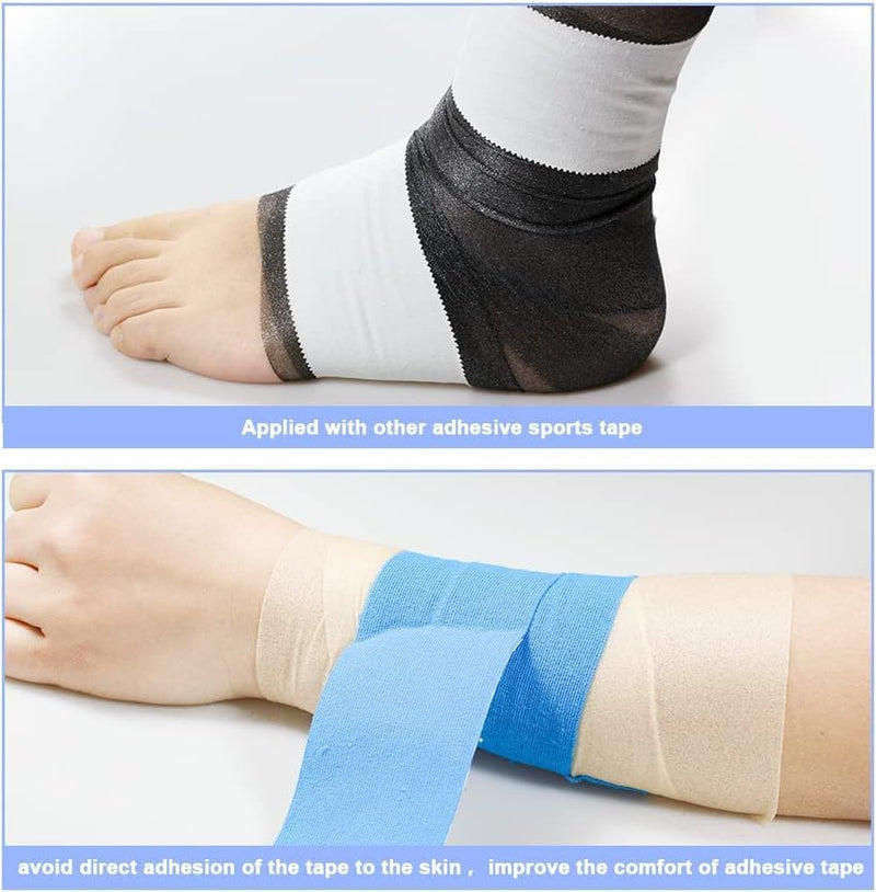 Underwrap Pre Wrap Foam for Use Under Rigid Tape, Black, 6Cm*20MTR