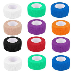 Cohesive Self-Adhesive Bandage Wrap, Multicolour, 2.5 cm