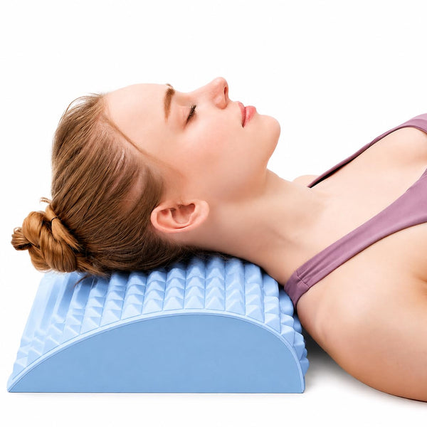 Cervical Neck Stretcher Pillow, Blue