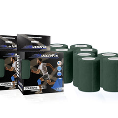 Cohesive Self-Adhesive Bandage Wrap, Forest Green, 7.5Cm*4.5MTR