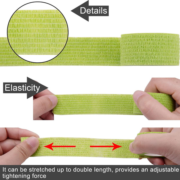Cohesive Self-Adhesive Bandage Wrap, 2.5 cm