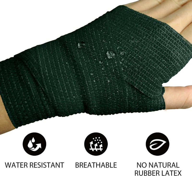 Cohesive Self-Adhesive Bandage Wrap, Navy Blue (10 cm)