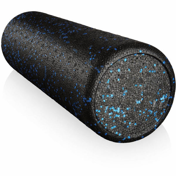 Plain Foam Roller for Deep Tissue Massage & Back Pain Relief, Black
