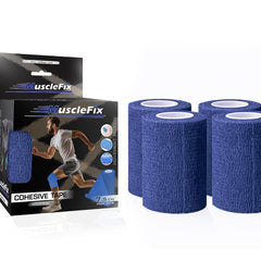 Cohesive Self-Adhesive Bandage Wrap, Navy Blue, 7.5Cm*4.5MTR