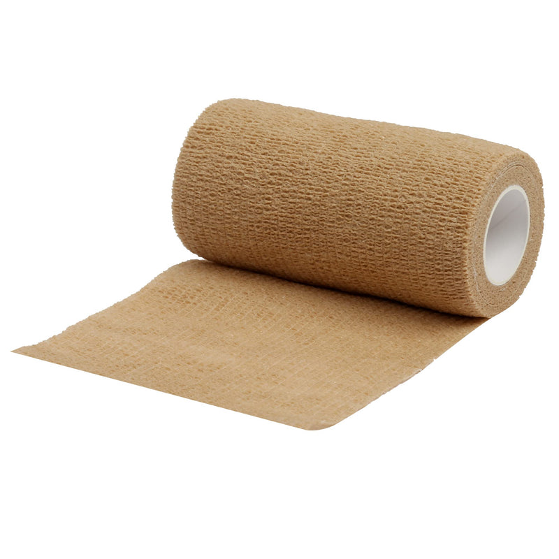 Cohesive Self-Adhesive Bandage Wrap, Beige, 15 cm Pack of 4