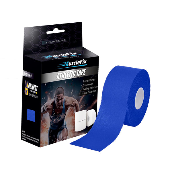 Athletic Tape for Ankle, Wrist & Joint, Blue, 2.5 cm * 13.7 m