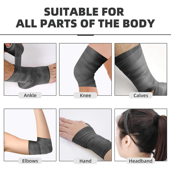 Underwrap Pre Wrap Foam for Use Under Rigid Tape, Black, 6Cm*20MTR