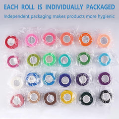 Cohesive Self-Adhesive Bandage Wrap, Multicolour, 2.5 cm