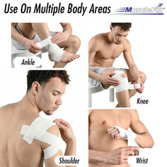 Athletic Tape for Ankle, Wrist & Joint, White, 3.8 cm * 13.7 m