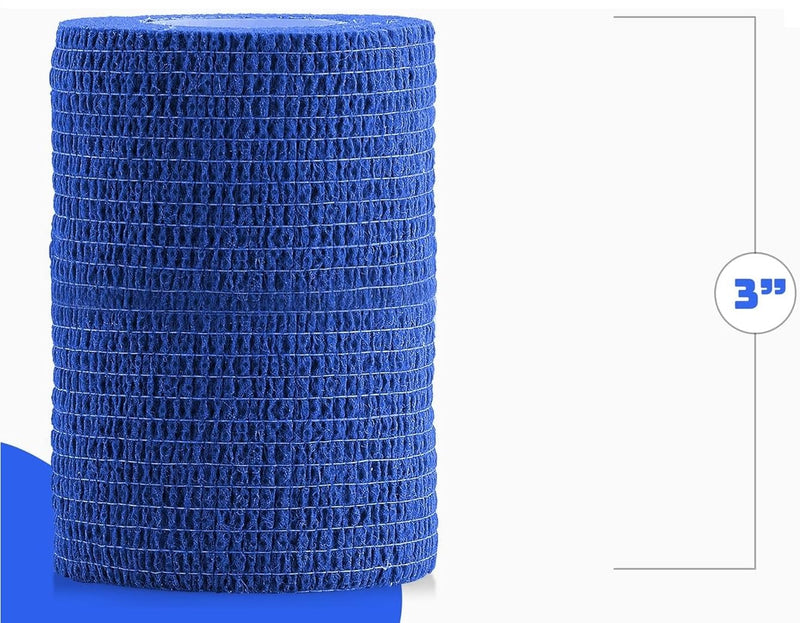 Breathable Self Adhesive Wrap, Athletic, Non Woven Cohesive Bandage, 7.5 cm