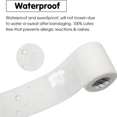 Breathable Self Adhesive Wrap, Athletic, Non Woven Cohesive Bandage, 7.5 cm