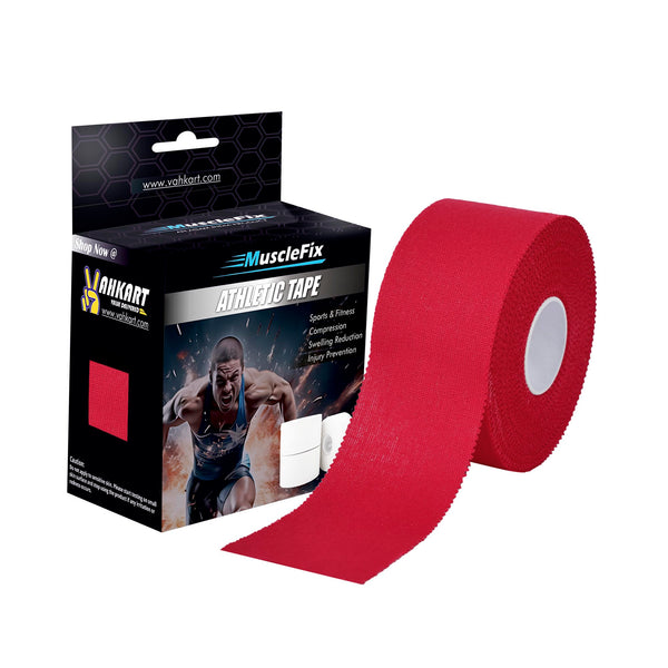 Athletic Tape for Ankle, Wrist & Joint, Red, 3.8 cm * 13.7 m