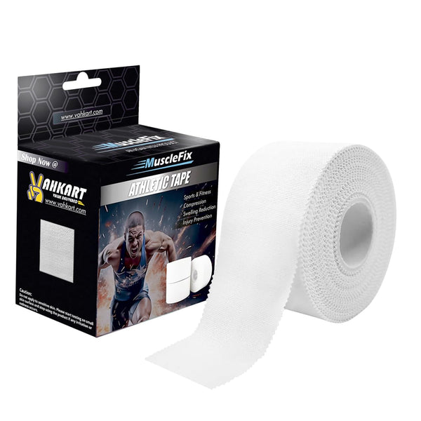 Athletic Tape for Ankle, Wrist & Joint, White, 5 cm * 13.7 m