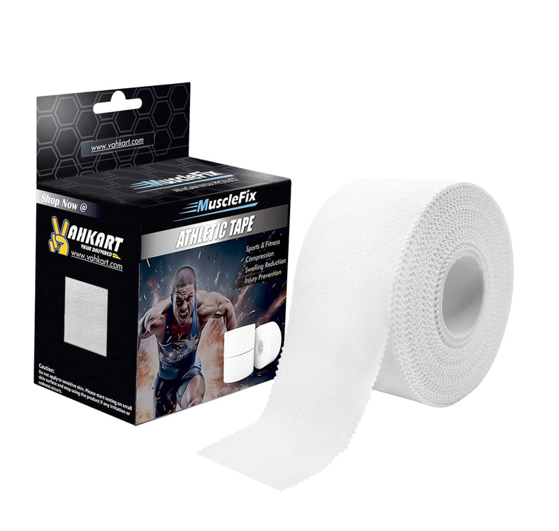 Athletic Tape for Ankle, Wrist & Joint, White, 5 cm * 13.7 m