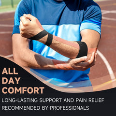 Kinesiology Tape for Pain Relief & Muscle Support – Waterproof, Breathable, Red, Uncut