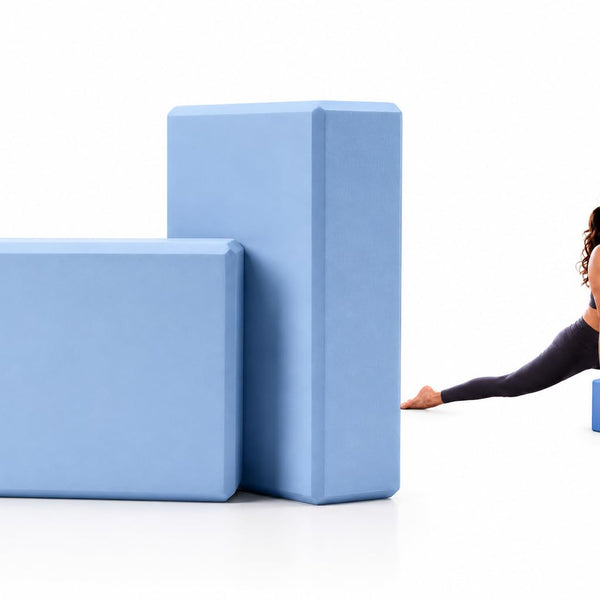 Yoga Block High Density EVA Foam Yoga Brick, Light Blue