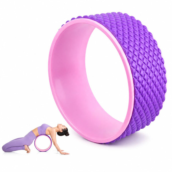 Yoga Wheel, Pink/Purple