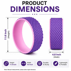Yoga Wheel, Pink/Purple