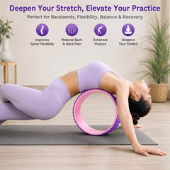 Yoga Wheel, Pink/Purple