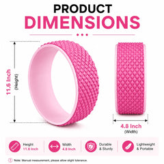 Yoga Wheel, Pink