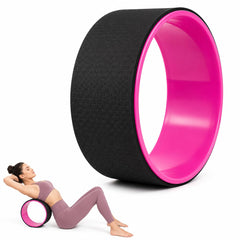 Yoga Wheel, Pink/Black